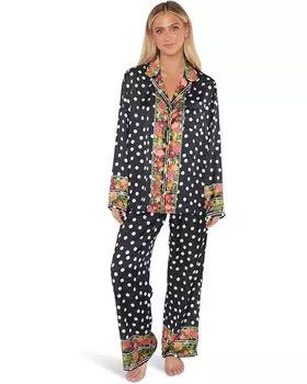 Пижама Show Me Your Mumu Classic Pajama Set, цвет Tropical Sangria Silky