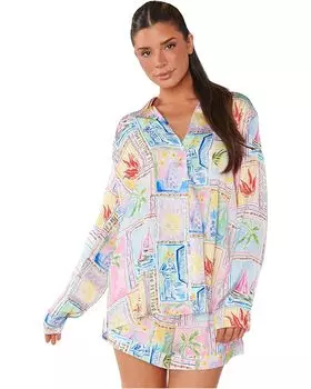 Пижама Show Me Your Mumu Early Riser PJ Set, цвет Soleil Silky