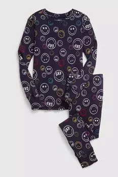 Пижама Smiley из органического хлопка с логотипом Gap, синий