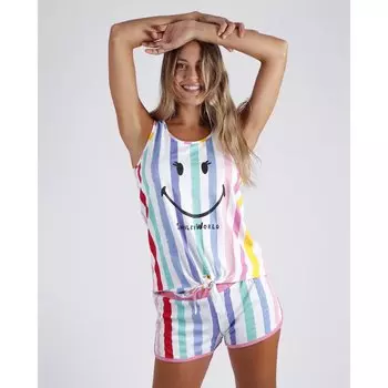 Пижама Smiley Rainbow, разноцветный