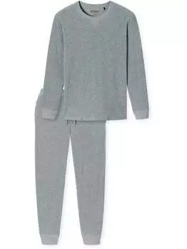 Пижама согревающая ночная рубашка Schiesser, серый