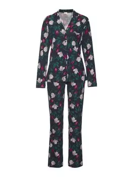 Пижама sOliver, цвет dunkelblau geblmt