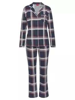 Пижама sOliver, цвет navy-kariert