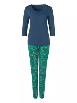 Пижама sOliver, цвет navy-moosgrn