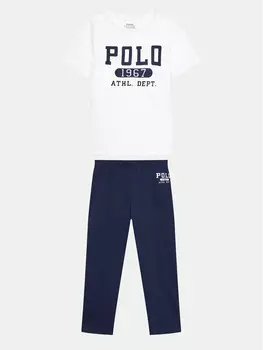 Пижама стандартного кроя Polo Ralph Lauren, синий