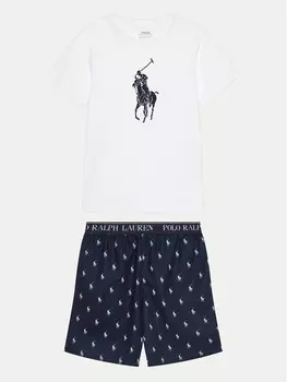 Пижама стандартного кроя Polo Ralph Lauren, синий