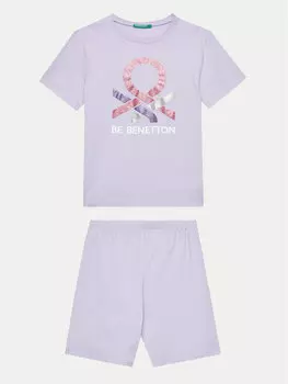 Пижама стандартного кроя United Colors Of Benetton, фиолетовый