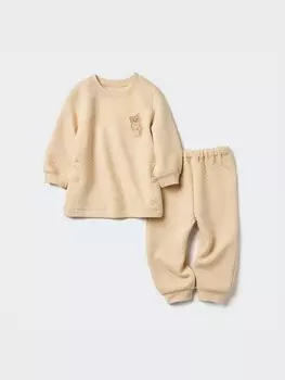 Пижама стеганая Uniqlo, бежевый