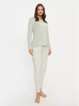 Пижама свободного кроя Selmark, зеленый