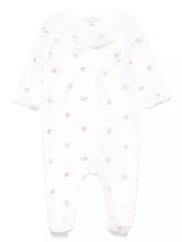 Пижама Tartine Et Chocolat с цветочным принтом, белый