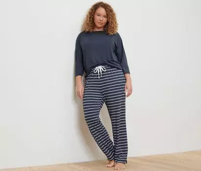 Пижама Tchibo, топ пестрый синий