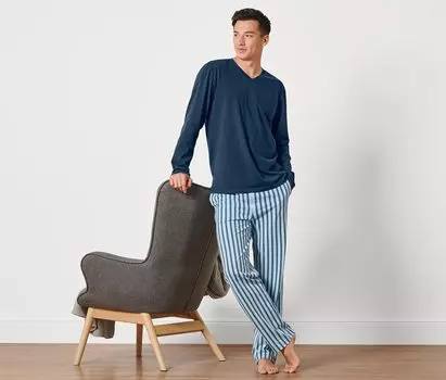 Пижама Tchibo, топ темно-синий