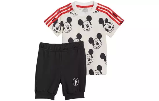 Пижама TD Adidas, белый/черный/красный/черный