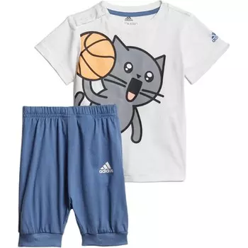 Пижама TD Adidas, белый/синий