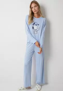Пижама THE PEANUTS SET women'secret, светло-голубой
