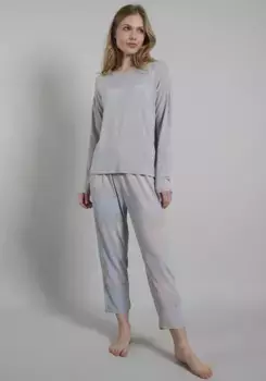 Пижама TOM TAILOR (2 шт.) с нежным клетчатым узором, цвет Grau-Mittel-Karo