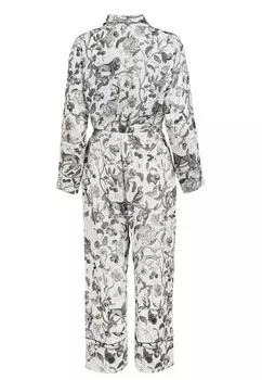 Пижама TREE OF LIFE MONOCHROME, LONG FABLE ENGLAND, черный