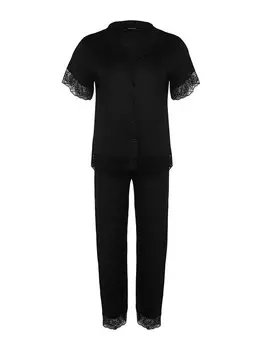 Пижама Trendyol Curve, черный