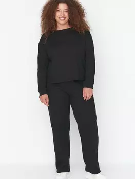 Пижама Trendyol Curve Pajama, черный