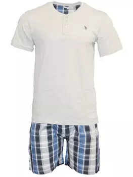 Пижама U.S. Polo Assn., цвет blau/grau