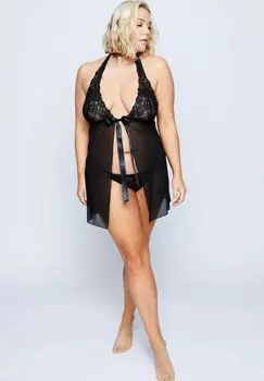 Пижама Ulla Popken, черный