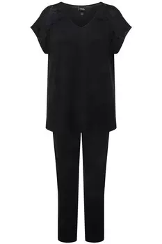 Пижама Ulla Popken, черный