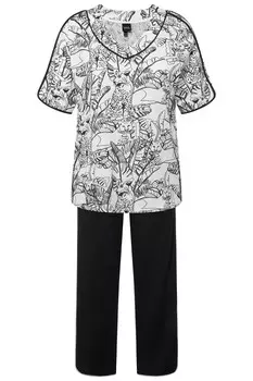 Пижама Ulla Popken, черный