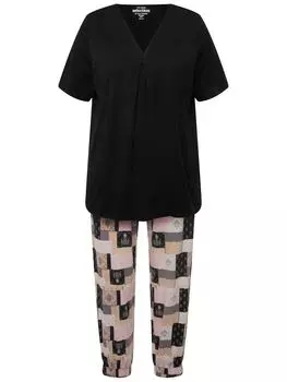 Пижама Ulla Popken, черный