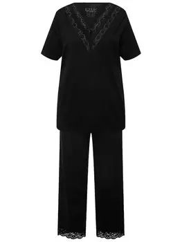 Пижама Ulla Popken, черный