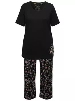 Пижама Ulla Popken, черный