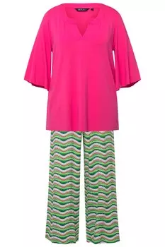 Пижама Ulla Popken, цвет hibiskuspink