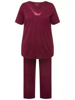 Пижама Ulla Popken, цвет weinrot