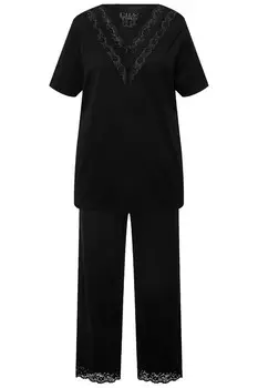 Пижама Ulla Popken Pajama, черный