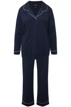 Пижама Ulla Popken Pajama, ночной синий