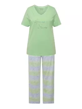 Пижама Ulla Popken, светло-зеленый