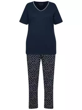 Пижама Ulla Popken, темно-синий