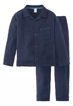 Пижама UNISEX SET hessnatur, цвет marine