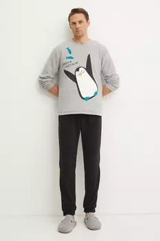 Пижама United Colors Of Benetton, серый