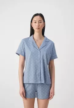 Пижама Vd Classic Shorty LASCANA, синий