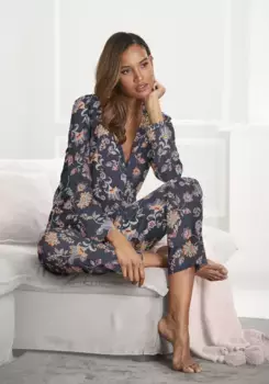 Пижама Vivance Dreams (2 шт., 1 шт.), в классическом стиле, синий