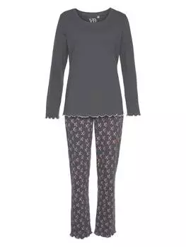 Пижама VIVANCE DREAMS, цвет anthrazit-bedruckt