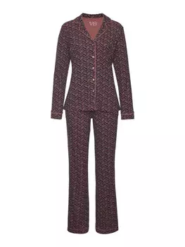 Пижама VIVANCE DREAMS, цвет dunkelblau fischgratmuster