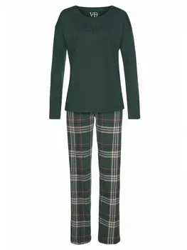 Пижама VIVANCE DREAMS, цвет dunkelgrn-kariert