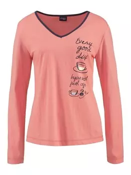 Пижама VIVANCE DREAMS, цвет ecru-grau-meliert, koralle-marine