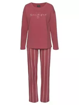 Пижама VIVANCE DREAMS, цвет rot-gestreift