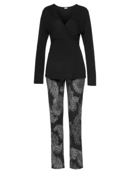 Пижама VIVANCE DREAMS, цвет schwarz-wei-gemustert