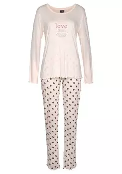 Пижама Vivance DREAMS, розовый/пудровый