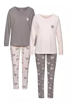Пижама VIVANCE Pajama, цвет stone/light pink