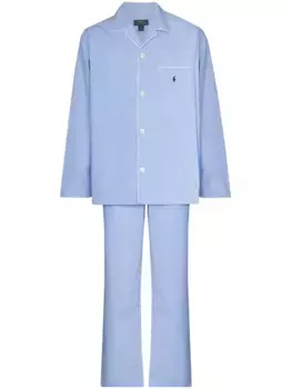 Пижама в клетку гингем POLO RALPH LAUREN, синий