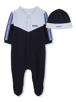 Пижама в стиле колор-блок BOSS Kidswear, синий
